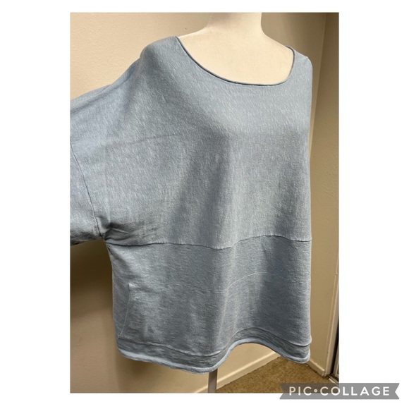 Pure Jill Medium Oversized Tunic Light Pockets Knit Top - Picture 5 of 10